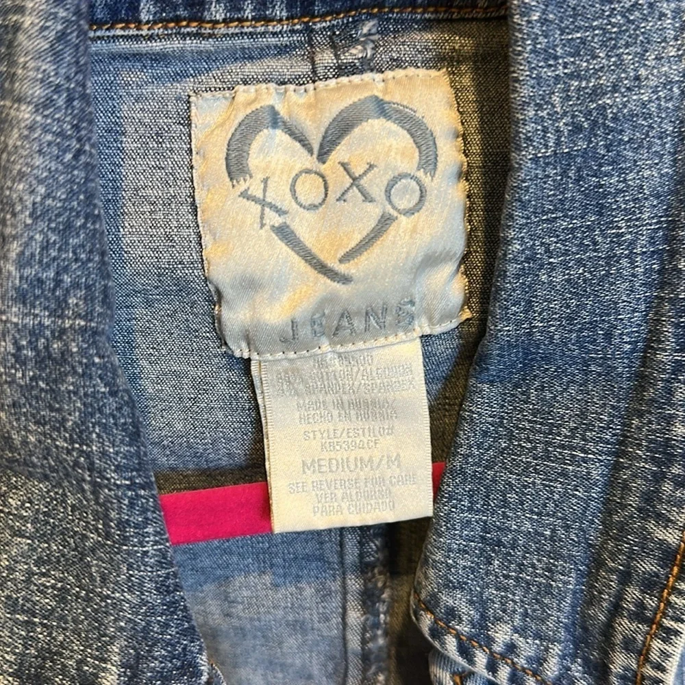 XOXO blue 2 pocket Jean jacket size M
